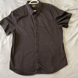 Guess mens short sleeve button down